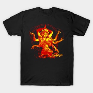 Kali Goddess Red Yellow T-Shirt